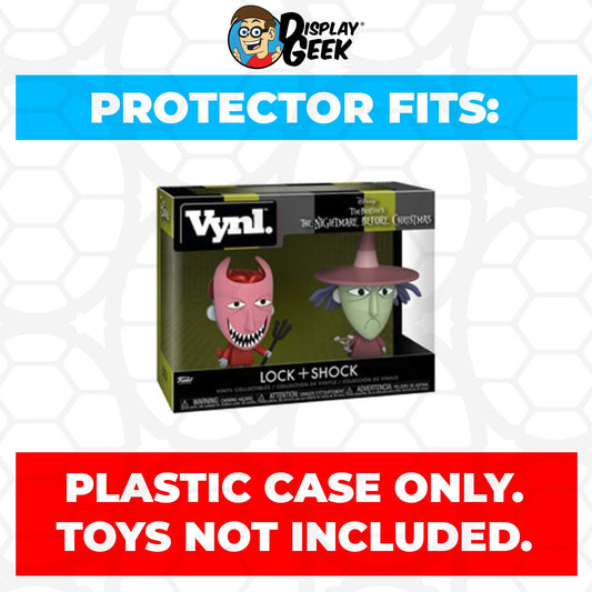 Pop Protector for Vynl 2 Pack Lock & Shock Funko