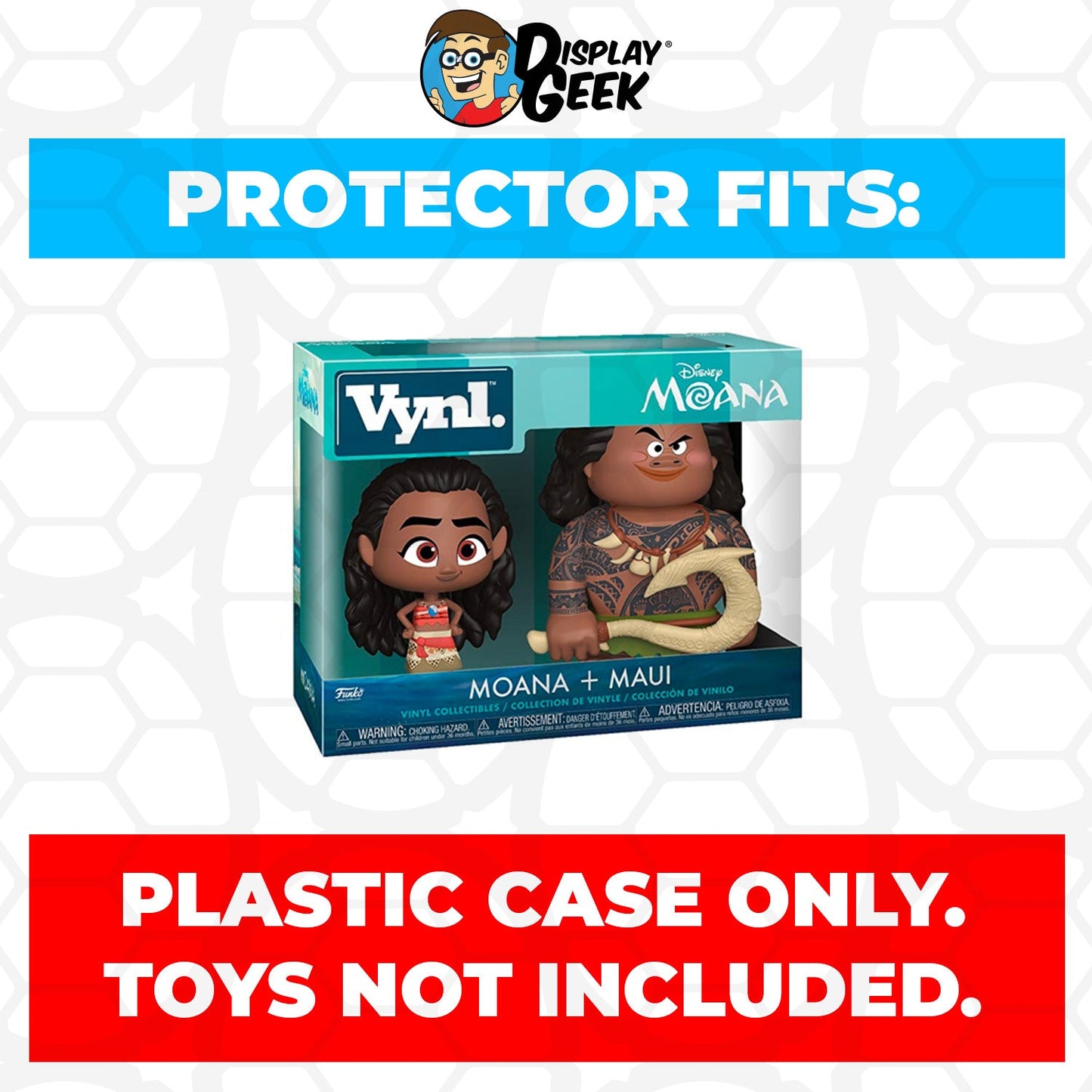 Pop Protector for Vynl 2 Pack Moana & Maui Funko