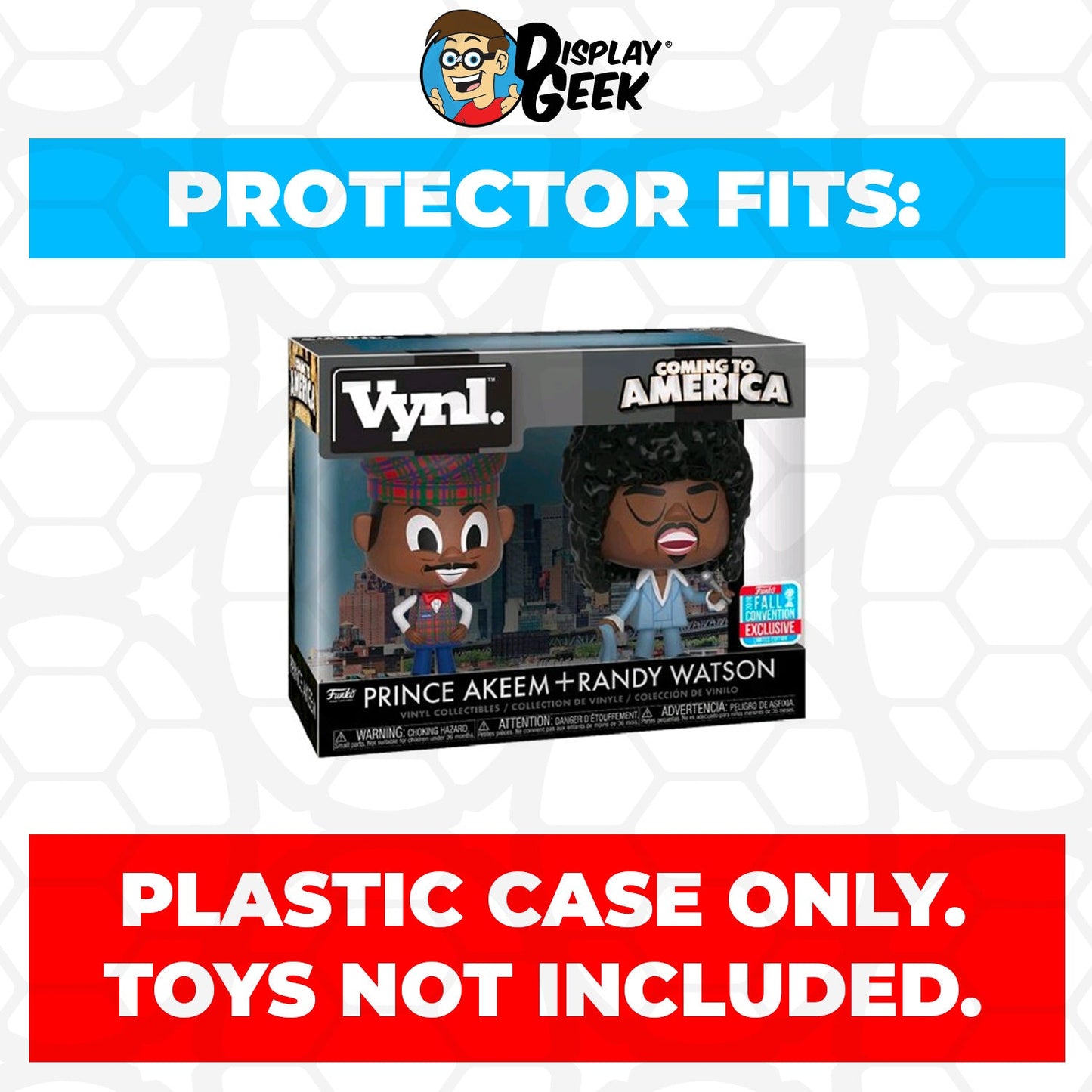 Pop Protector for Vynl 2 Pack Prince Akeem & Randy Watson NYCC Funko