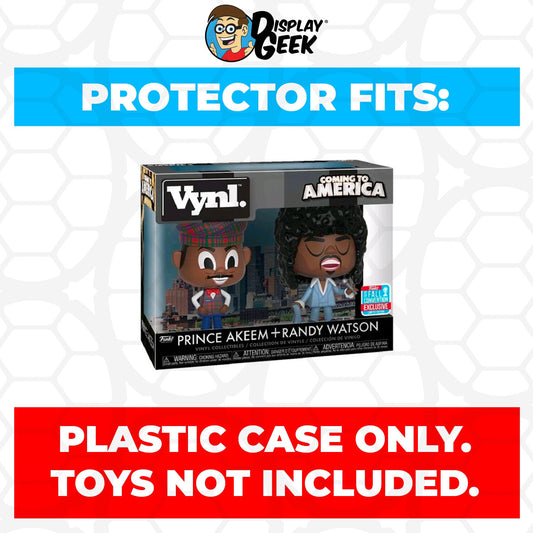 Pop Protector for Vynl 2 Pack Prince Akeem & Randy Watson NYCC Funko