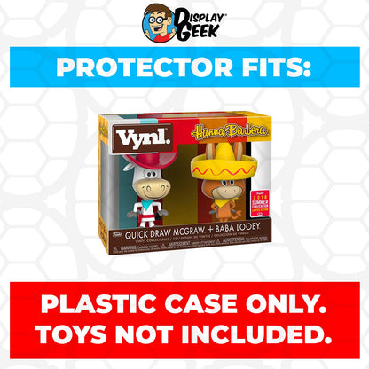 Pop Protector for Vynl 2 Pack Quick Draw McGraw & Baba Looey SDCC Funko