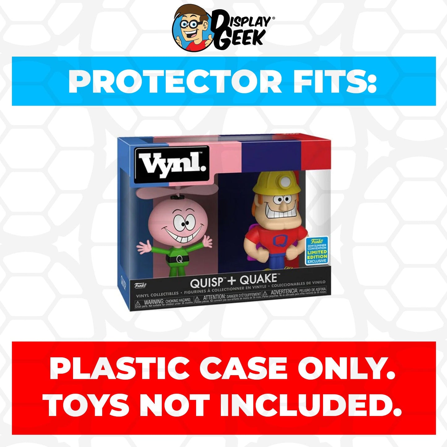 Pop Protector for Vynl 2 Pack Quisp & Quake SDCC Funko