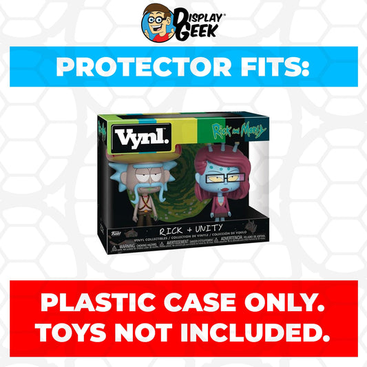 Pop Protector for Vynl 2 Pack Rick & Unity Funko