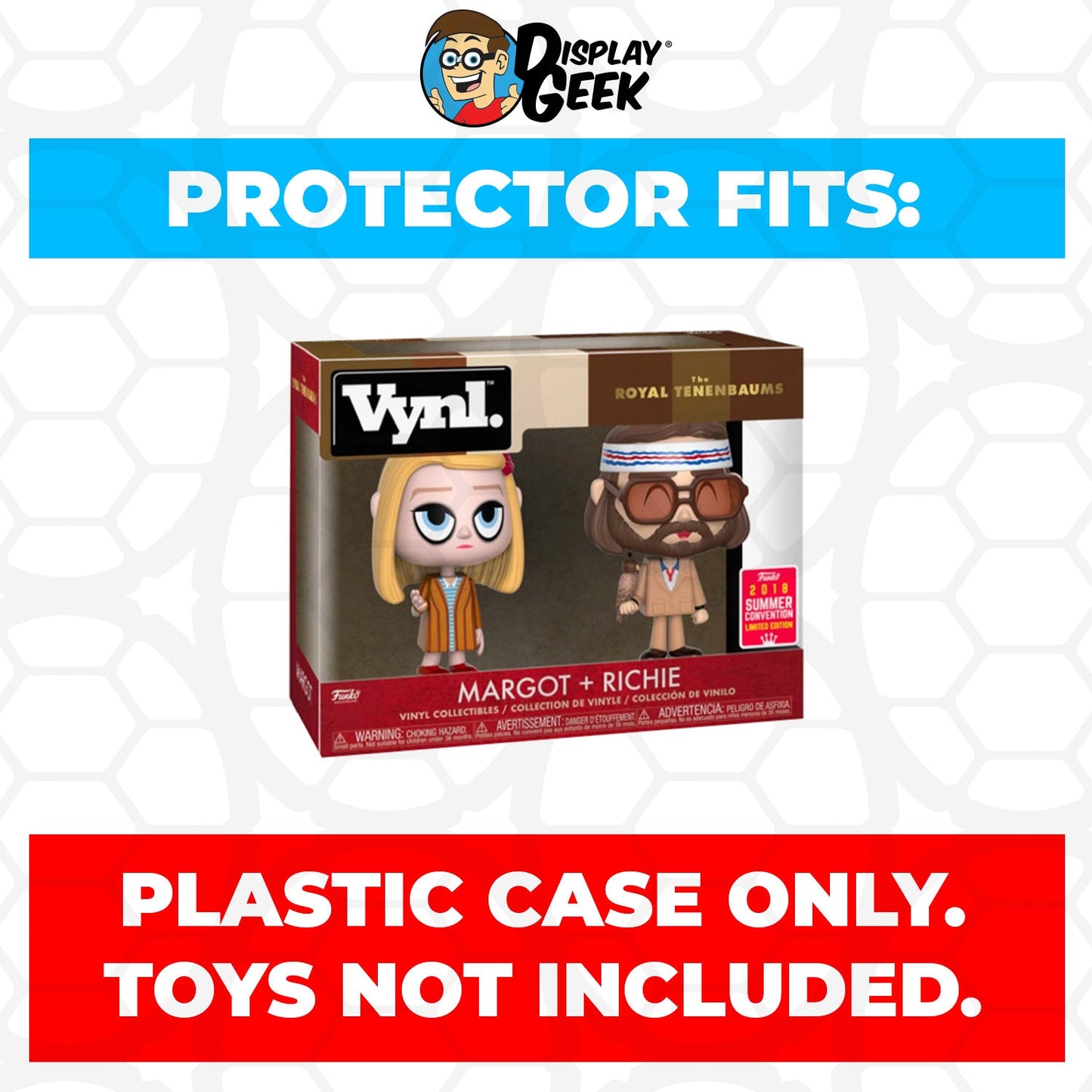 Pop Protector for Vynl 2 Pack Margot & Richie SDCC Funko