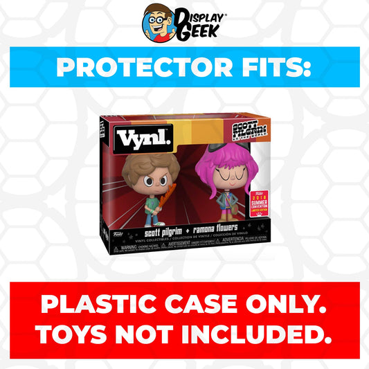 Pop Protector for Vynl 2 Pack Scott Pilgrim & Ramona Flowers SDCC Funko