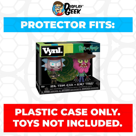 Pop Protector for Vynl 2 Pack Seal Team Rick & Scary Terry Funko