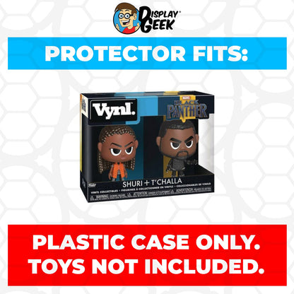 Pop Protector for Vynl 2 Pack Shuri & T'Challa Funko