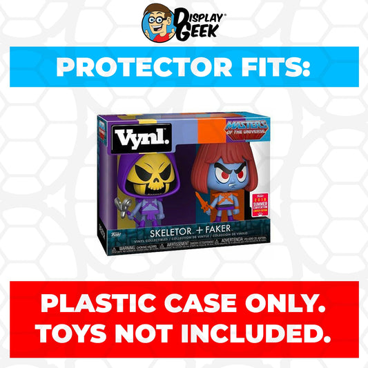 Pop Protector for Vynl 2 Pack Skeletor & Faker SDCC Funko