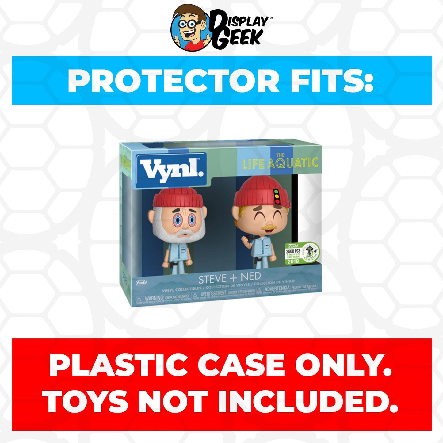 Pop Protector for Vynl 2 Pack Steve & Ned ECCC Funko