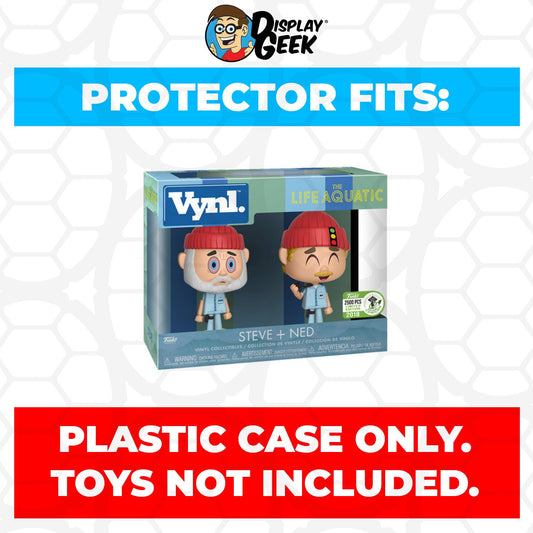 Pop Protector for Vynl 2 Pack Steve & Ned ECCC Funko