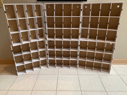 DE-LUXX Matte White MK Kubbie Funko Pop Display Case (FREE Shipping)