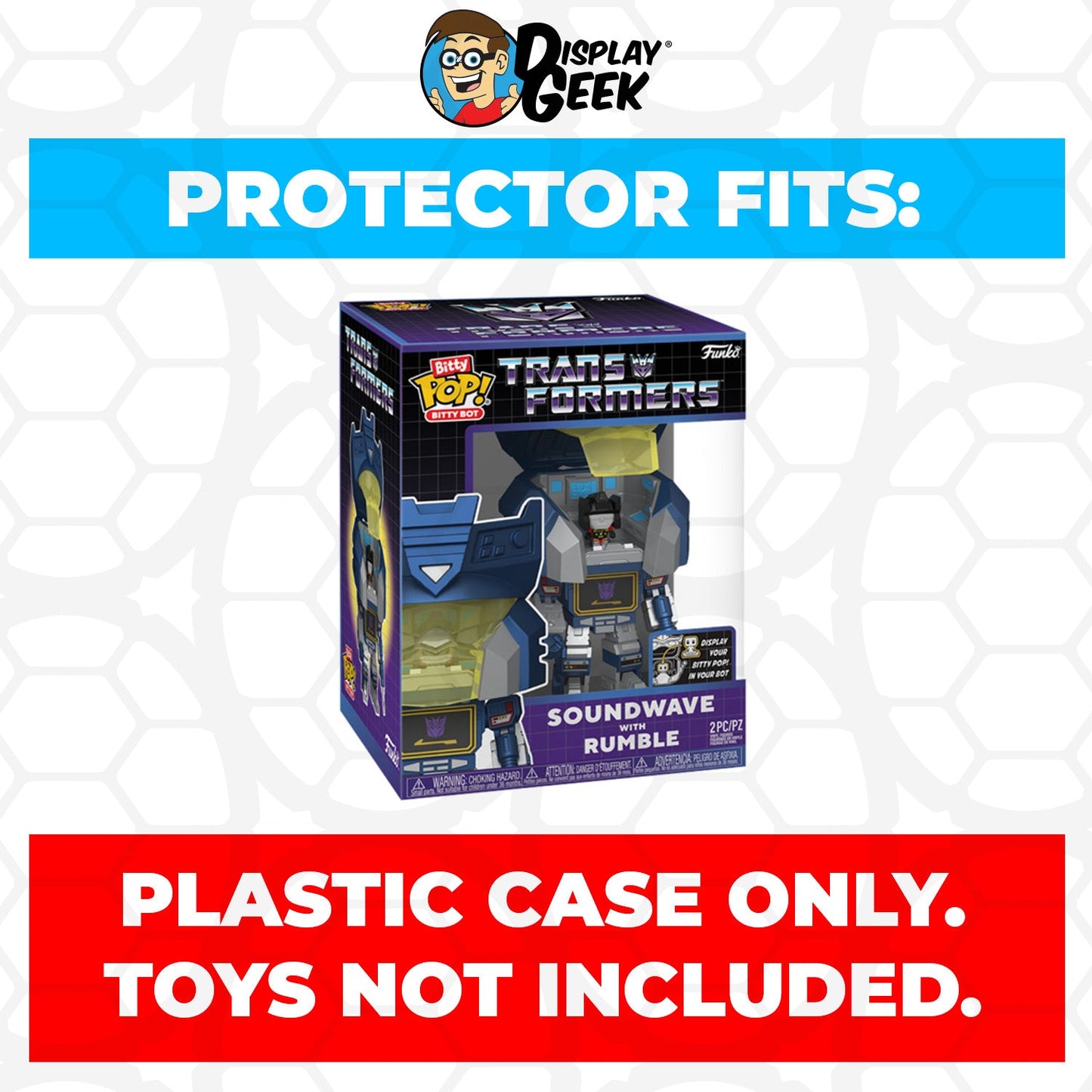 Pop Protector for Hulkbuster with Iron Man Funko Bitty Pop Bot