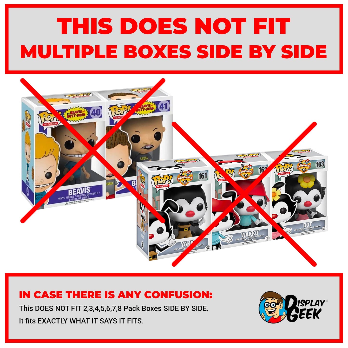 Pop Protector for Funko Pop 2 Pack Daft Punk Discovery Era Box