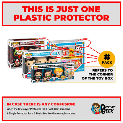 Pop Protector for Funko Pop 2 Pack Daft Punk Discovery Era Box