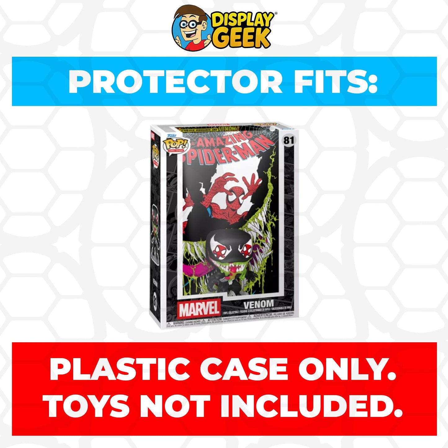 Pop Protector for Funko Pop Comic Covers Venom #81 Box