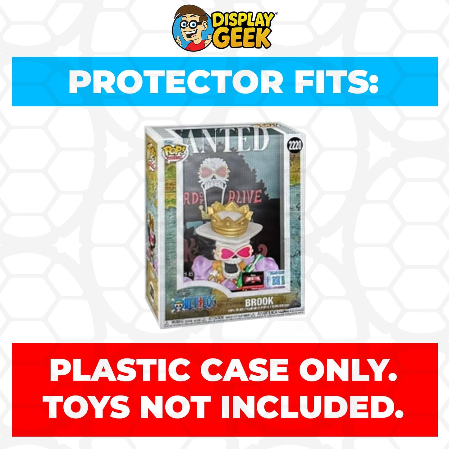 Pop Protector for One Piece Brook #2220 Funko Pop Covers