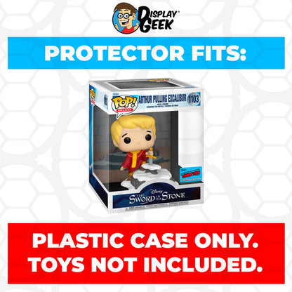Pop Protector for Funko Pop Deluxe Arthur Pulling Excalibur NYCC #1103