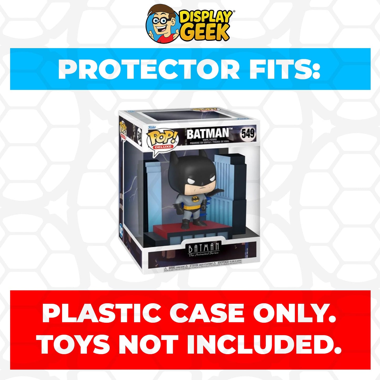 Pop Protector for Funko Pop Deluxe Batman The Animated Series #549 Box