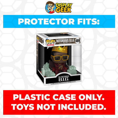 Pop Protector for Funko Pop Deluxe Notorious BIG on Throne #489 Box