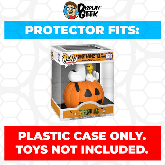 Pop Protector for Snoopy & Woodstock with Pumpkin #1589 Funko Pop Deluxe