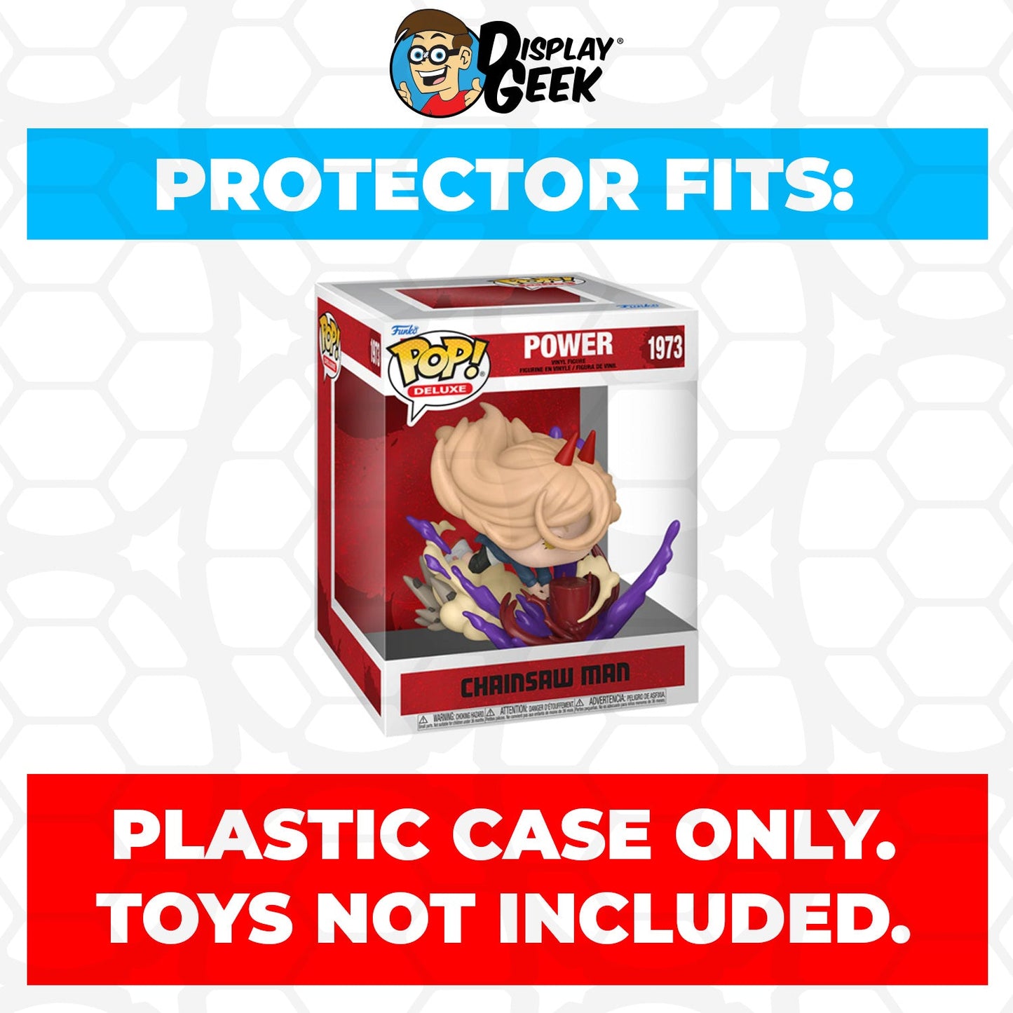 Pop Protector for Power Blood Mallet #1973 Funko Pop Deluxe