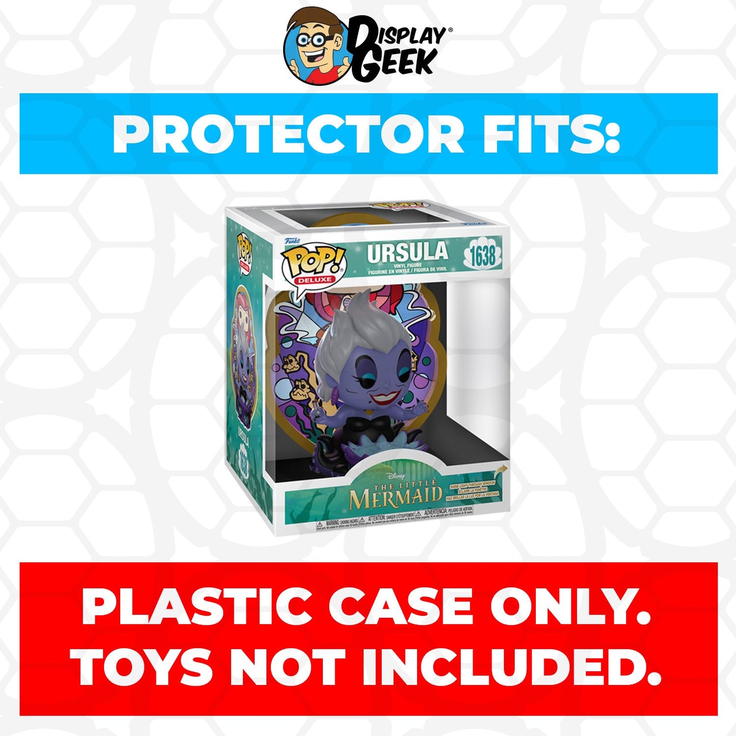 Pop Protector for Ursula with Stained Glass #1638 Funko Pop Deluxe