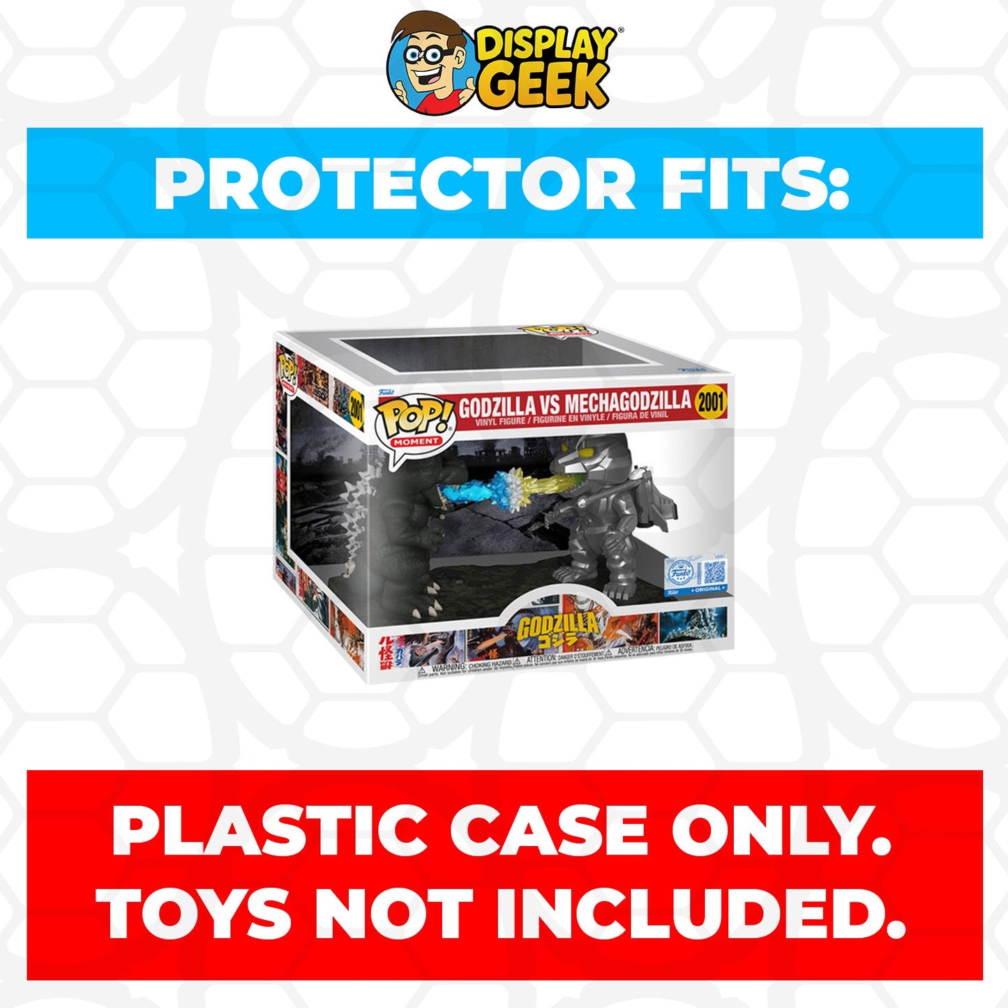 Pop Protector for Funko Pop Moment Godzilla vs Mechagodzilla #2001 Box