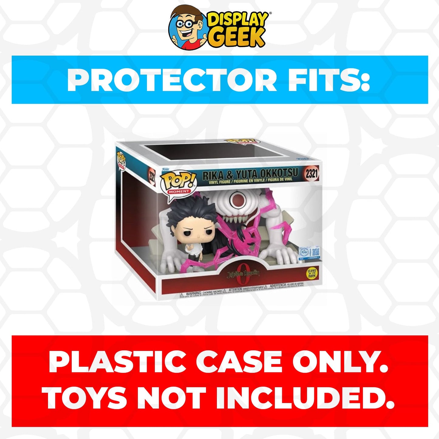 Pop Protector for Funko Pop Moment Rika & Yuta Okkotsu GITD #2321