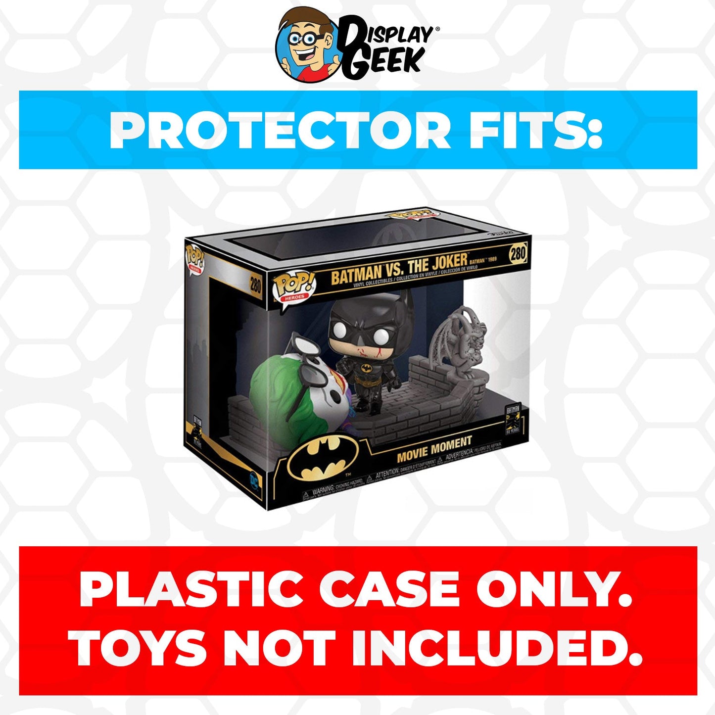 Pop Protector for Batman vs the Joker 1989 #280 Funko Pop Movie Moments