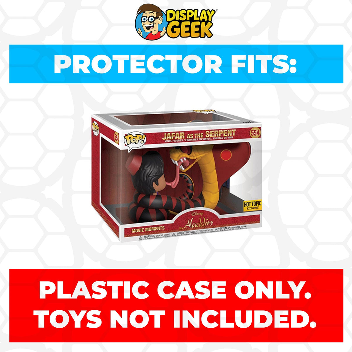 Pop Protector for Funko Pop Movie Moments Jafar as the Serpent #554 Box