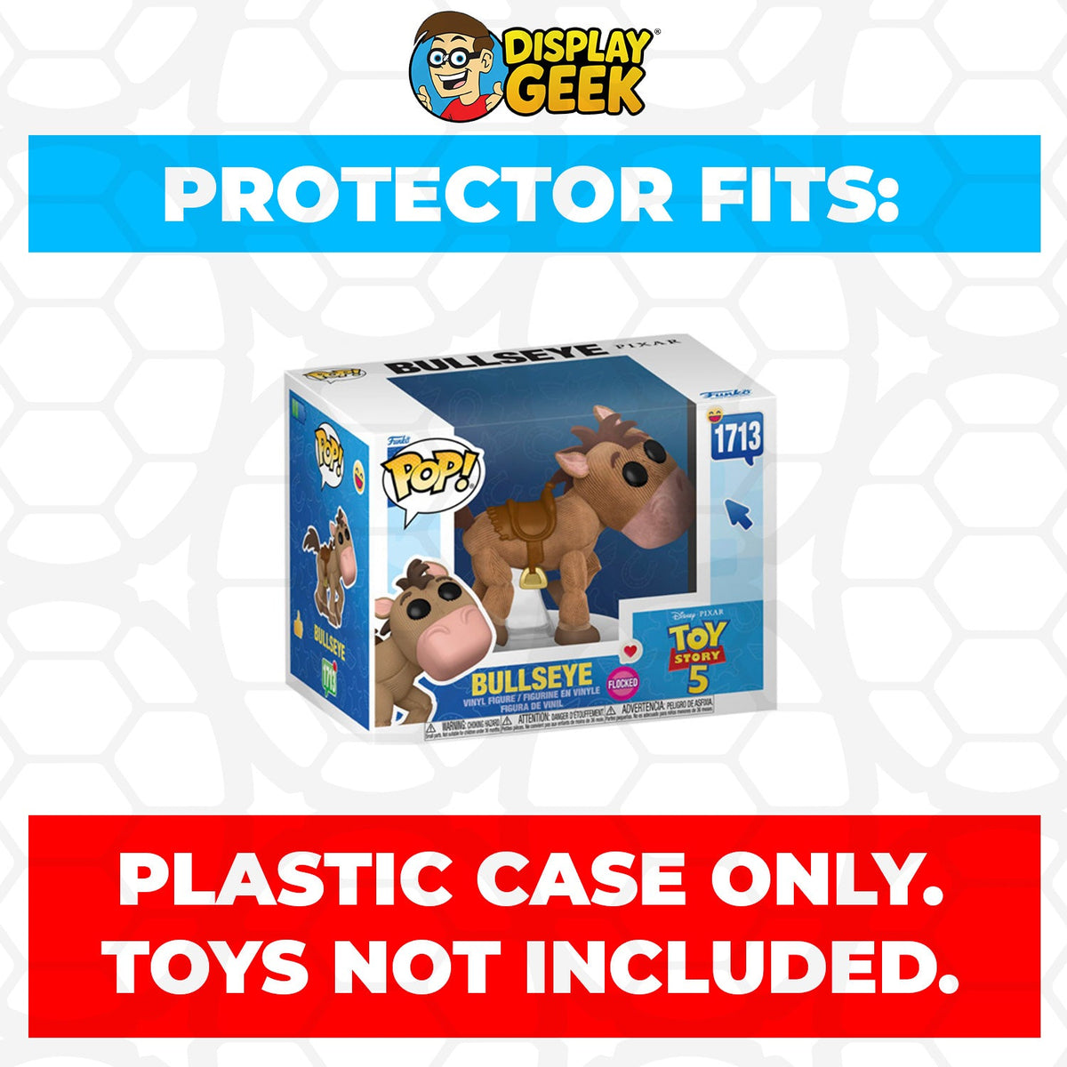 Pop Protector for Funko Pop Premium Bullseye #1713 Box