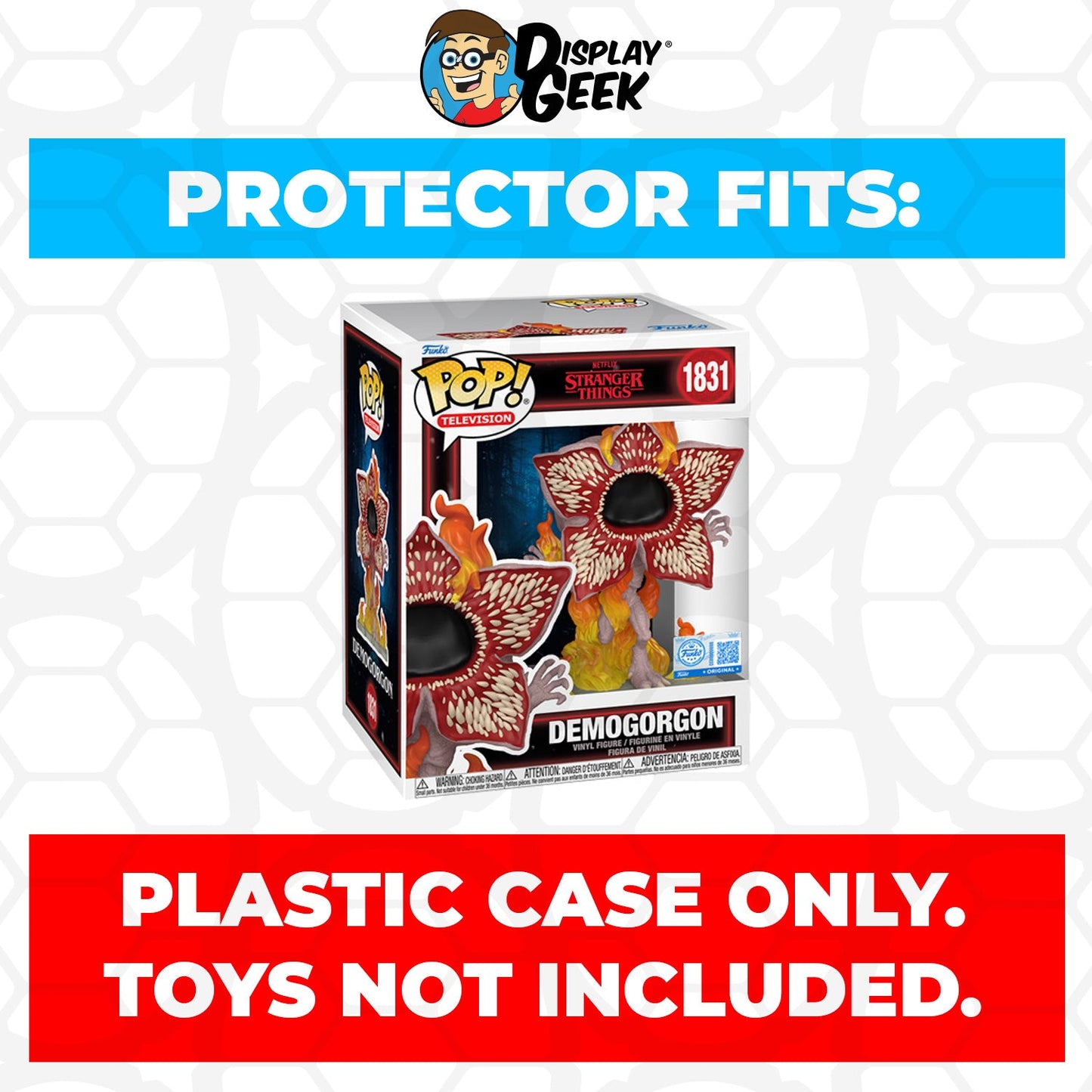 Pop Protector for Demogorgon on Fire #1831 Funko Pop Premium