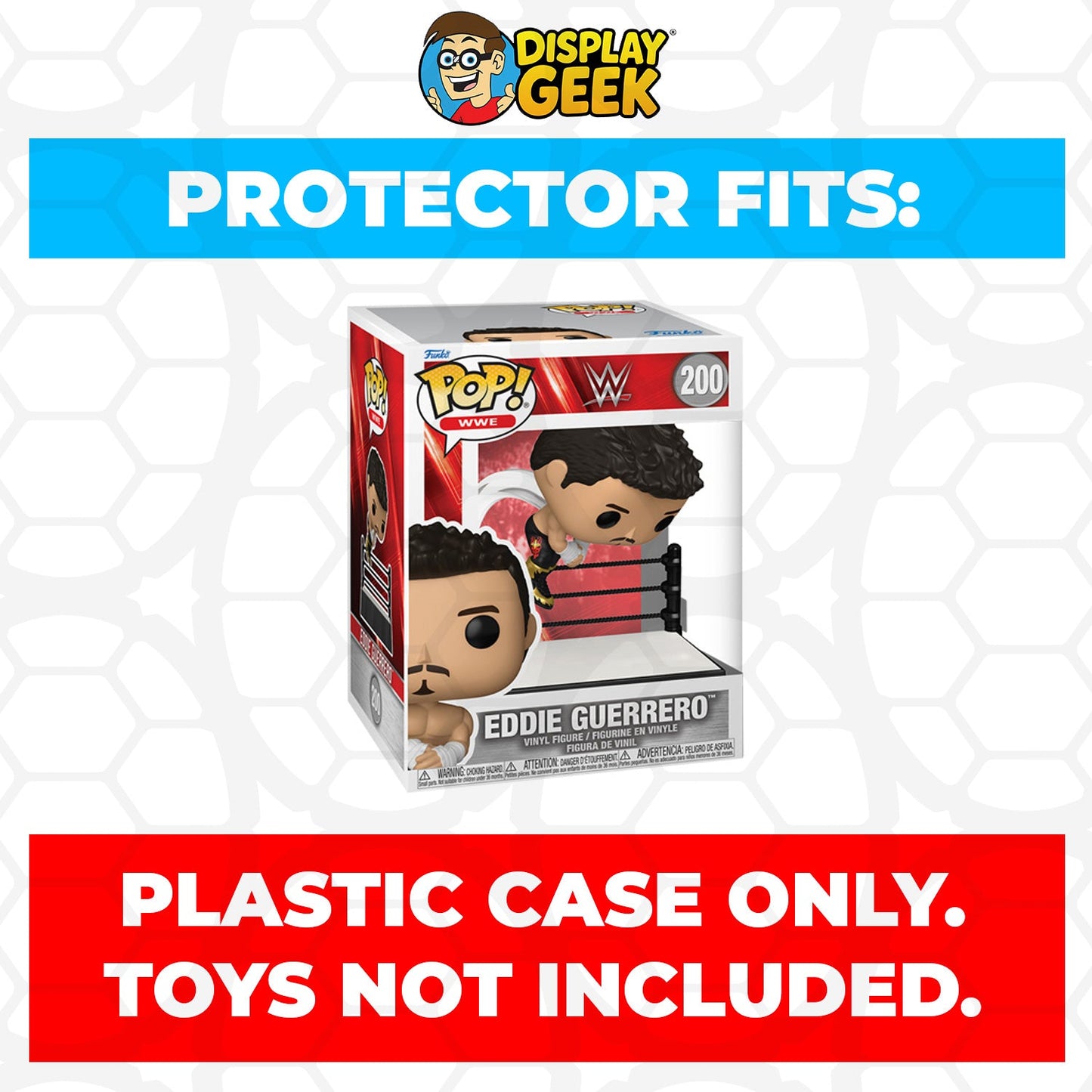Pop Protector for Funko Pop Premium Eddie Guerrero Frog Splash #200