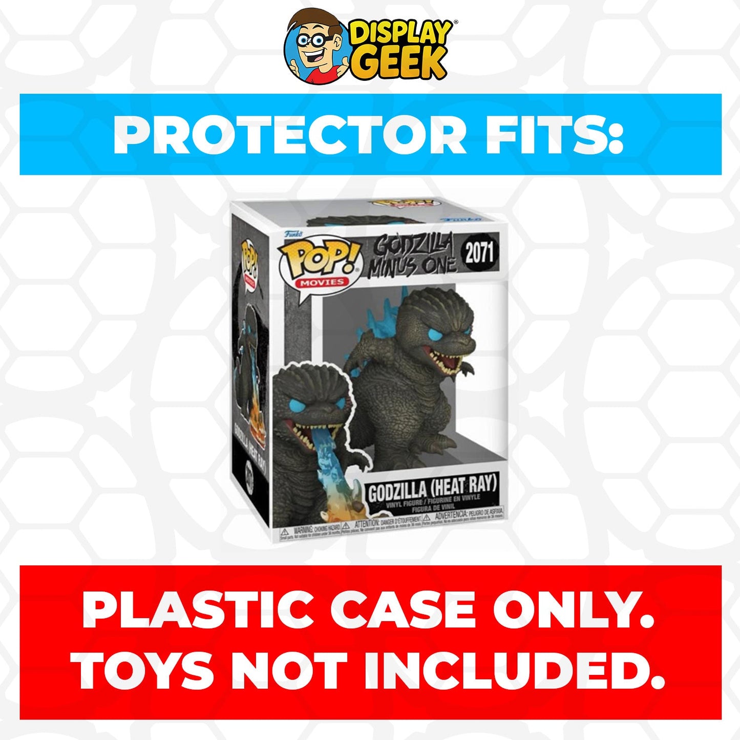 Pop Protector for Funko Pop Premium Godzilla Heat Ray #2071 Box