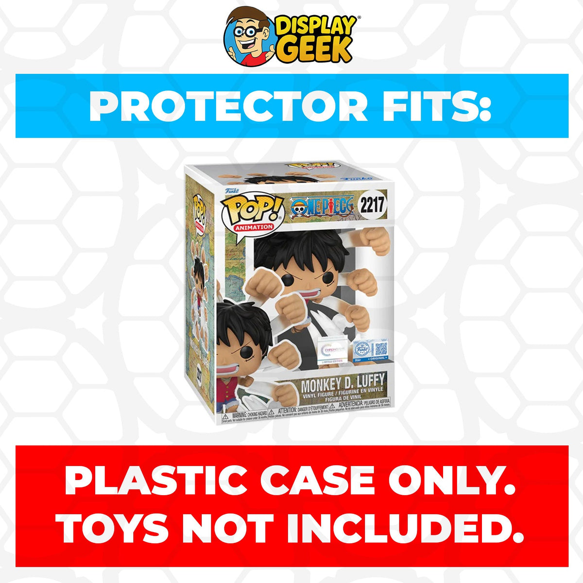Pop Protector for Funko Pop Premium Luffy Gomu Gomu no Gatling #2217