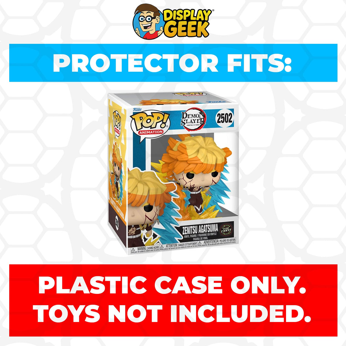 Pop Protector for Funko Pop Premium Zenitsu Agatsuma Chase GITD #2502 Box
