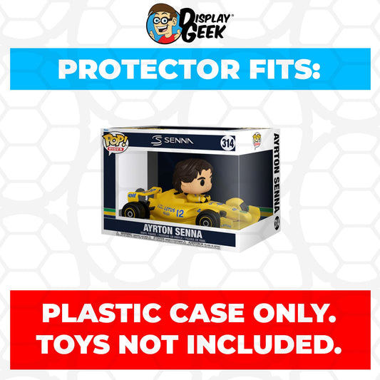 Pop Protector for Formula 1 Lewis Ayrton Senna #314 Funko Pop Rides