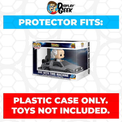 Pop Protector for Doc with Time Machine #133 Funko Pop Rides