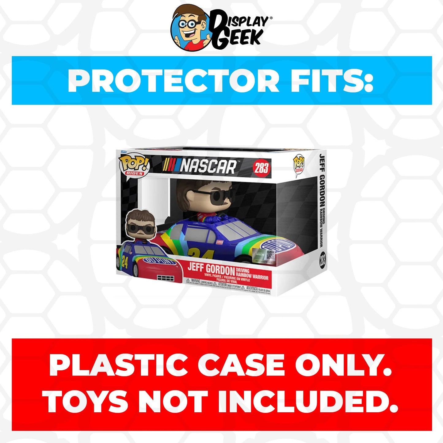 Pop Protector for Jeff Gordon Driving Rainbow Warrior #283 Funko Pop Rides