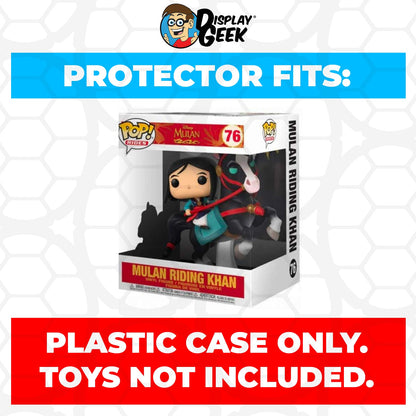 Pop Protector for Funko Pop Rides Mulan Riding Khan #76