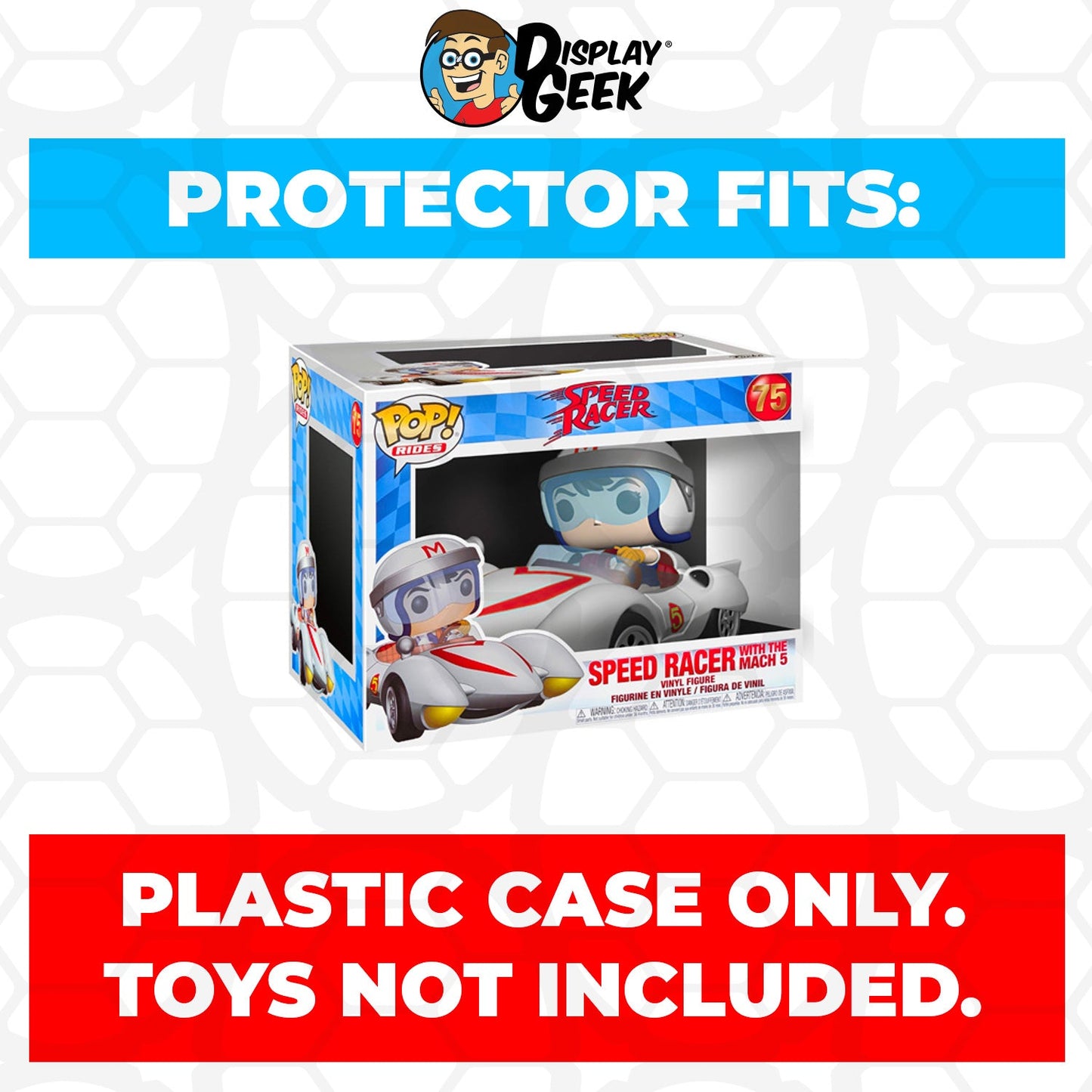 Pop Protector for Speed Racer with the Mach 5 #75 Funko Pop Rides