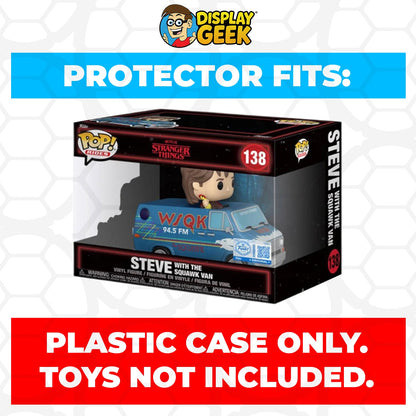 Pop Protector for Funko Pop Rides Steve with The Squawk Van #138